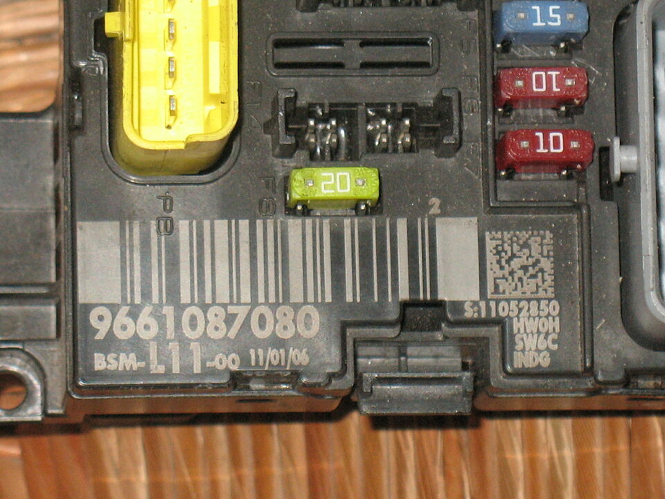 BSM CITROEN PEUGEOT 307 BSM-L11-00 1.6 9661087080 S:11052850