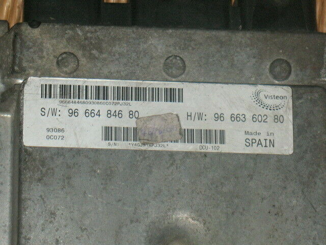 JUMPER BOXER DUCATO 2.2 VISTEON 9666484680 9666360280 DCU-102