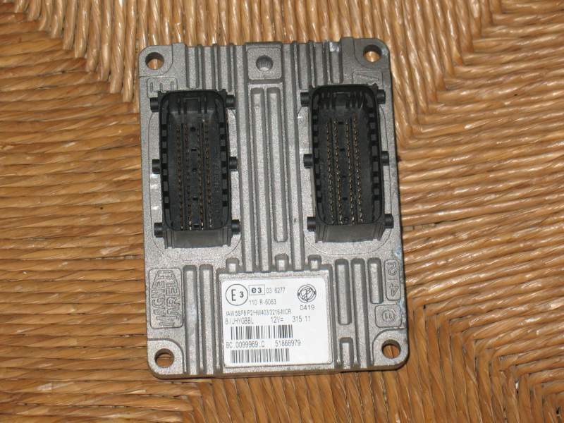 ECU CENTRALINA FIAT LANCIA metano 1.4 IAW 5SF8.P2 HW403 51857110