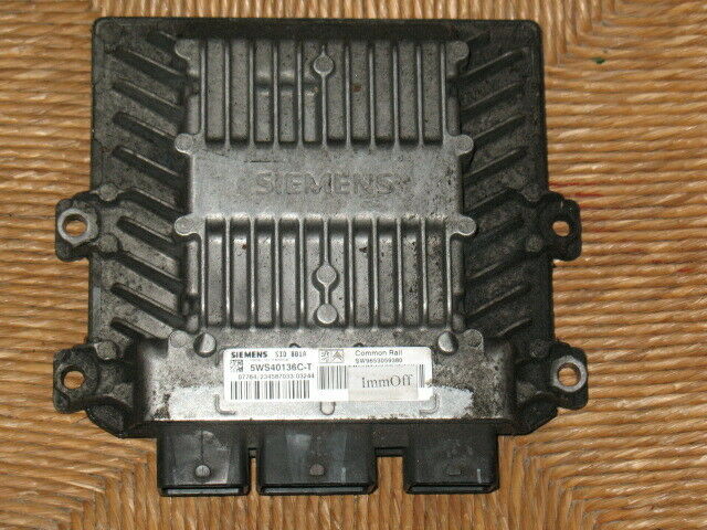 ECU CITROEN PEUGEOT SID801A 5WS40136C-T HW 9647423380