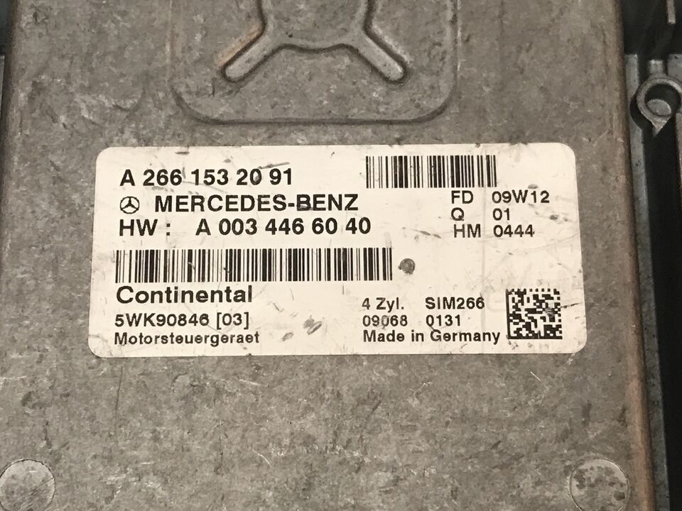 ECU MERCEDES A0034466040 A2661532091 5WK90846 Q01 09W12 SIM266