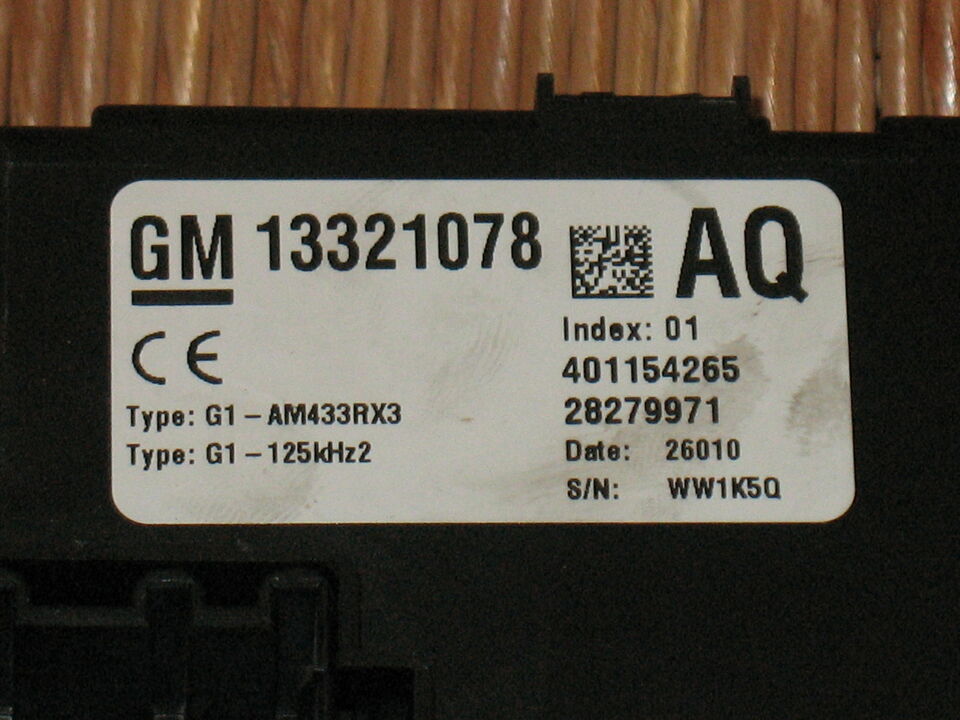 Body Fuse Box 13321078 GM13321078 AQ - 401154265 - 28279971