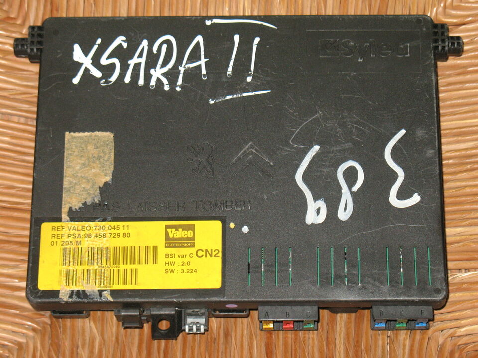 Bsi vierge citroen xsara valeo 9645872980 73004511 cn2