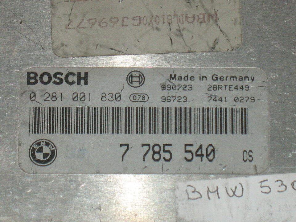 BMW SERIE 5 530D TOURING E39 AUTO ecu MOTORE 0281001830 7785540