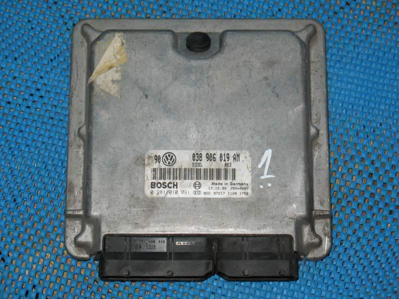 ECU VOLKSWAGEN GOLF 1.9 TDI 0281010091 038906019AM EDC 15P-6.3.2