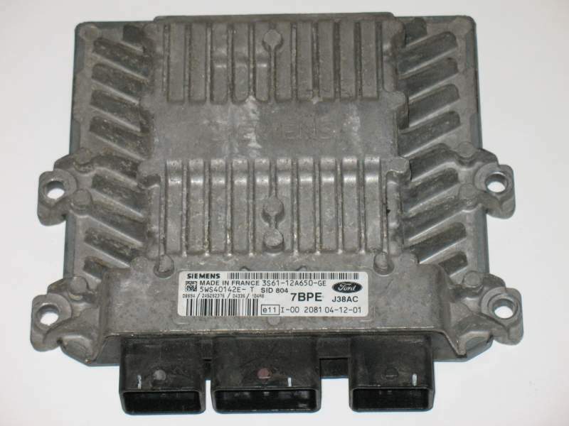 ECU FORD FIESTA SID804 5WS40142E-T 3S61-12A650-GE 7BPE SID 804