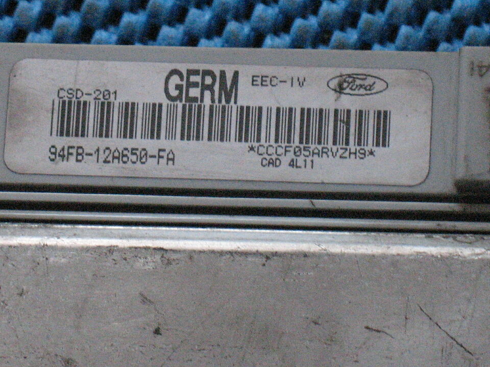 ECU FORD FIESTA 1.1 94FB-12A650-FA 94FB12A650FA GERM
