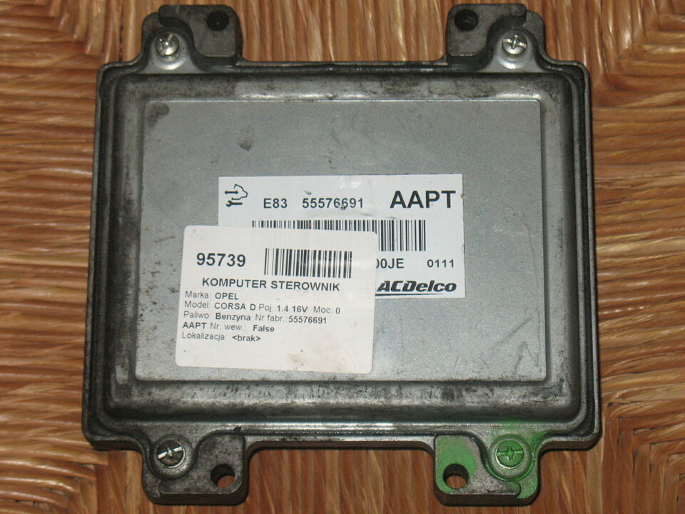 ECU OPEL CORSA A14XER 55576691 AAPT E83 12636386 ABXF 55598146