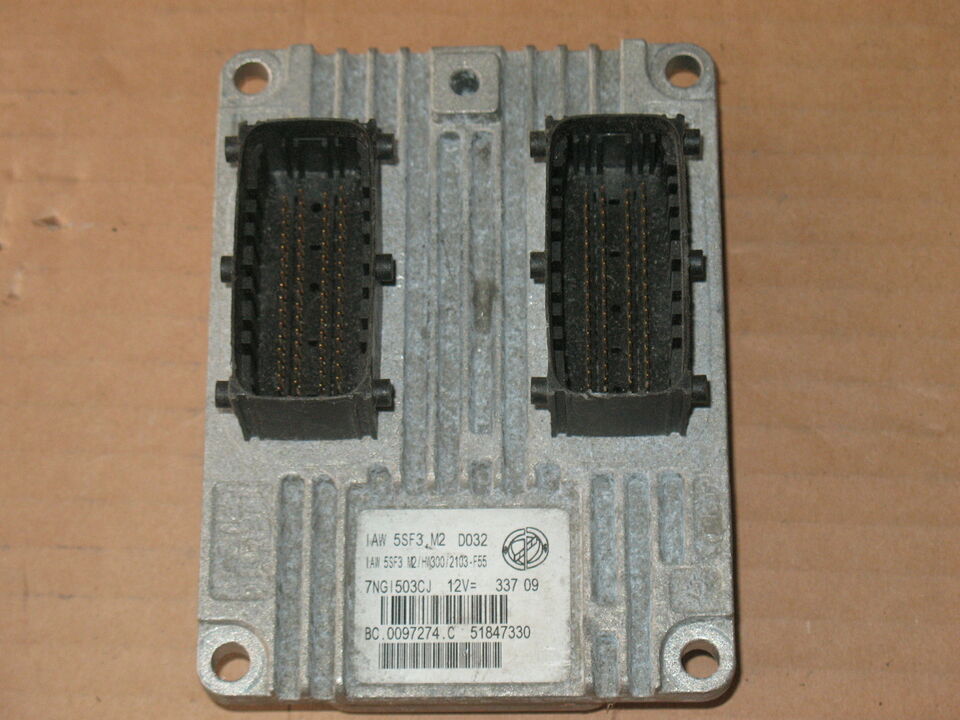 ECU Fiat Grande Punto 1.4cc IAW5SF3.M2 51847330 HW300