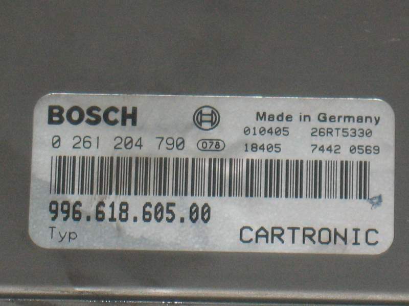 ECU PORSCHE BOXSTER 3.2 S BOSCH 0261204790 99661860500