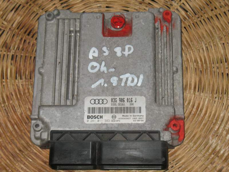 ECU AUDI A3 1.9 TDI BOSCH 0281011383 03G906016J EDC 16U1-5.41
