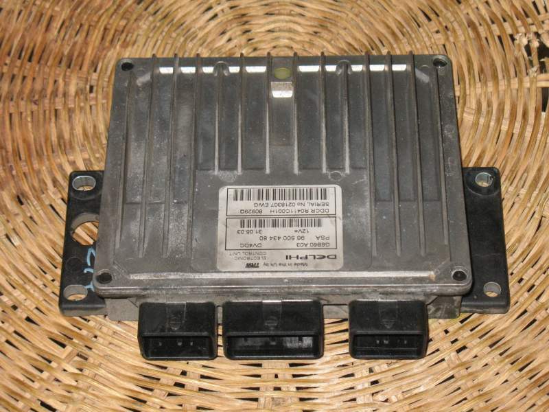 ECU Centralina delphi 9650043480 citroen c3 1.4 hdi G6B60A03 PSA DDCR R0411C001H