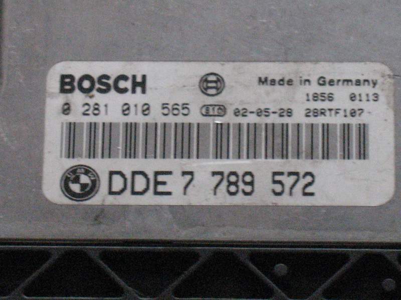 ECU BMW E46 320D 0281010565 EDC 16C1-3.1 DDE 7789572 DDE7789327