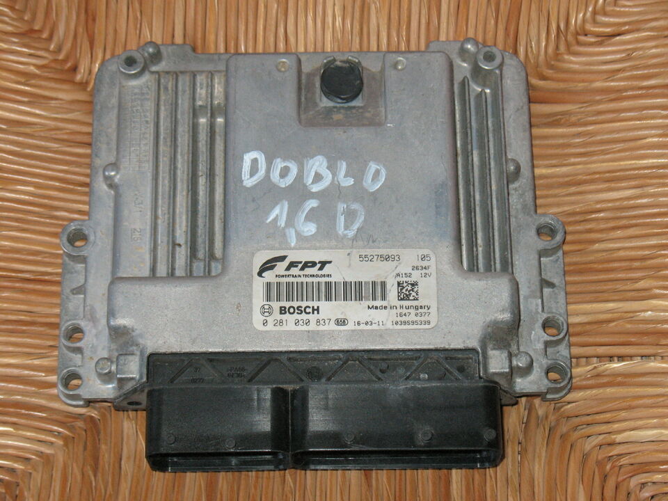 ECU Fiat Doblo 2016 BOSCH 0281030837 FPT 55259270 EDC 17C49-3.52