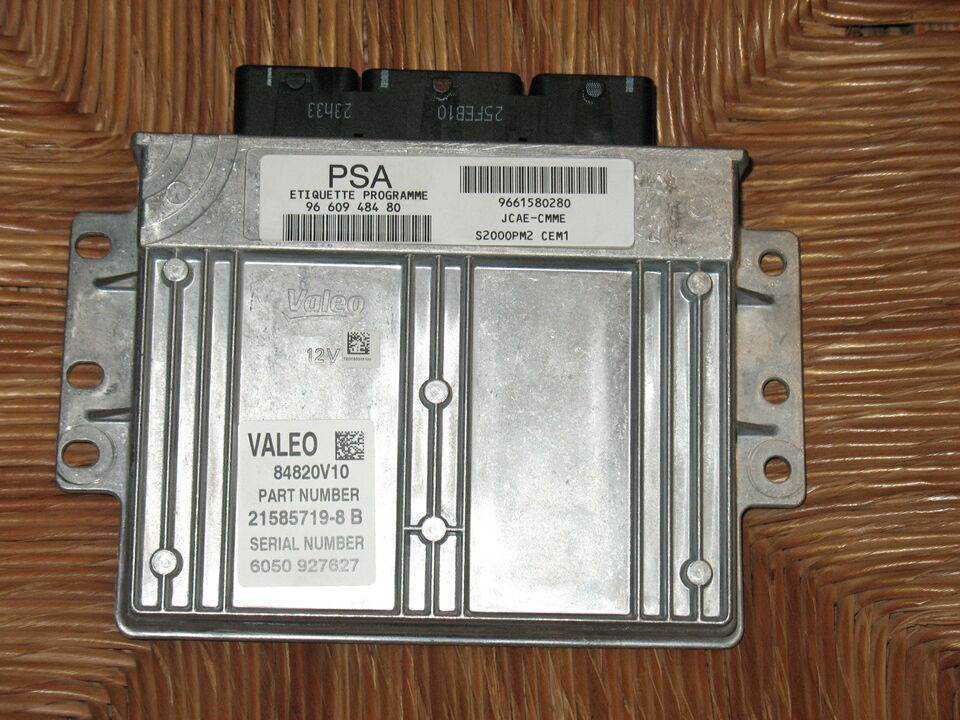 Ecu PEUGEOT CITROEN C3 1.4i Valeo S2000PM2 9660948480 9661580280