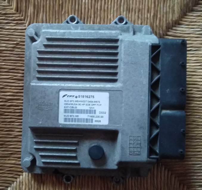 ECU IDEA MUSA 1.3 JTD 51816275 MJD6F3M5 HW03T 90HP 6XFVDBU2I