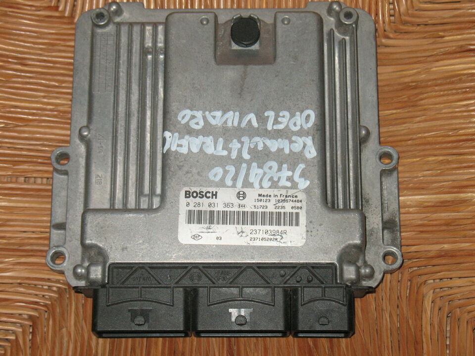 ECU Trafic Vivaro III B 1.6 DCI 0281031363 237103984R 237105202R EDC 17C42-3.52