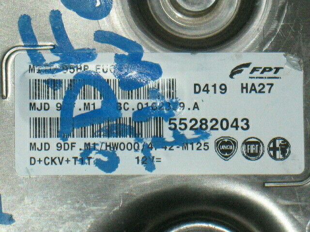 ECU ALFA MITO 95HP EU6 55282043 MJD 9DF.M1 HW000 D419 HA27
