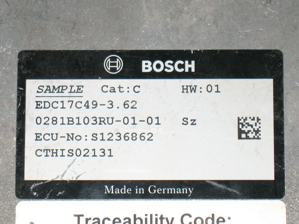 Suzuki SX4 1.6l 120hp MT 4WD EDC17C49 3.62 0281019351 0281030519