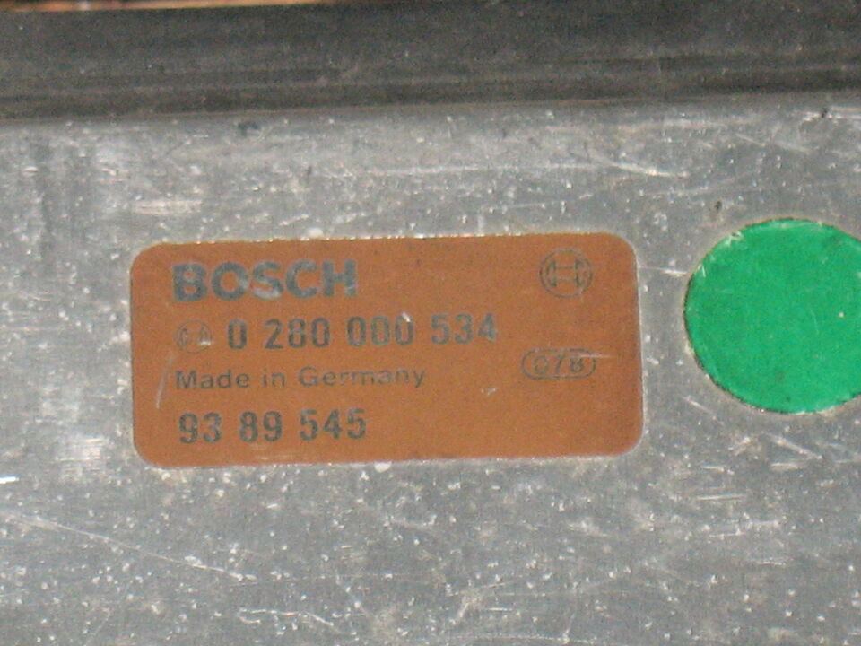 ECU SAAB 9000 -86; 2,0 T 16V 5VXL BOSCH 0280000534