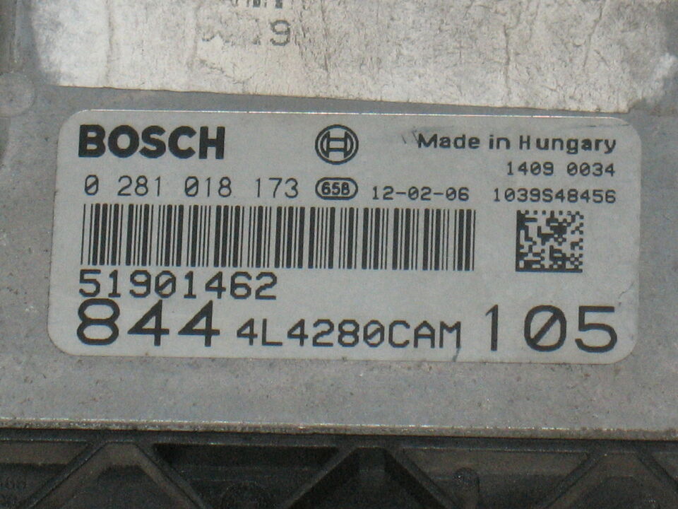 ECU LANCIA DELTA 1.6 MJET 105 CV EDC 16C39-6.C1 0281018173 51901462