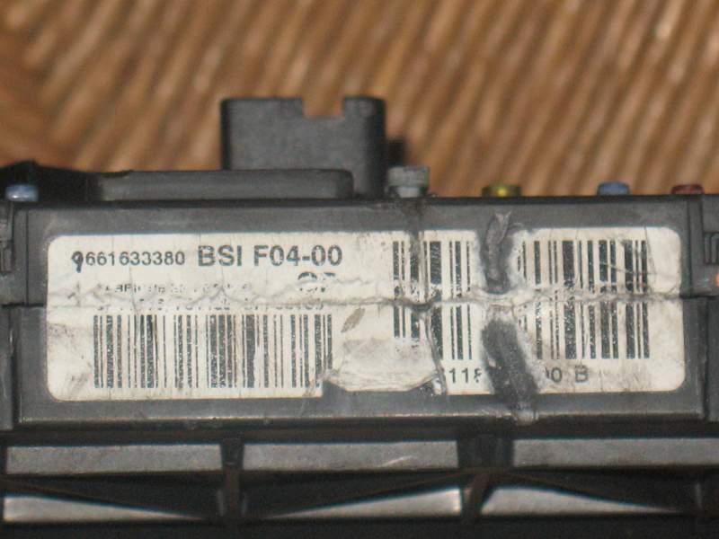 Body computer citroen peugeot bsi s118085400b 9661633380 F04 00