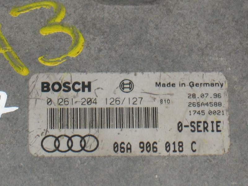 ECU GOLF SEAT AUDI A3 1.8 0261204126/127 06A906018C 1.8T