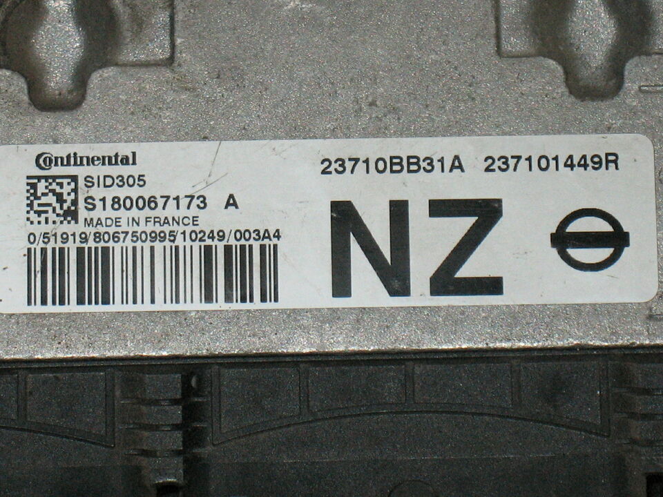 ECU NISSAN QUASHQAI 1.5 DCI S180067173 A 23710BB31A NZ