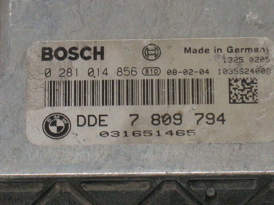 ECU MINI COOPER 1.6 0281014856 DDE 7809794 edc16c35 5.24