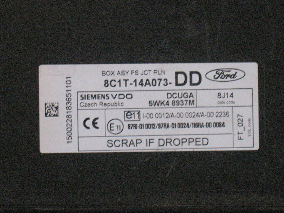 BODY FORD TRANSIT 2.2 8C1T14A073DD DCUGA 5WK48937M