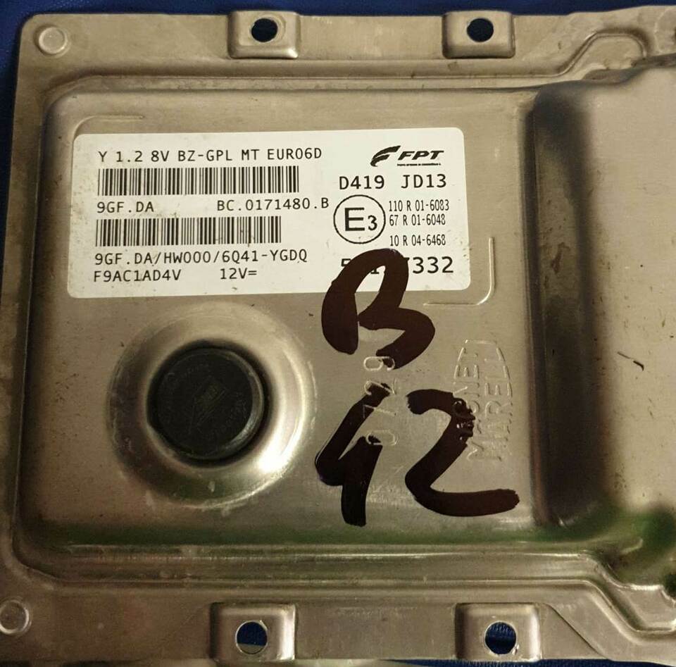 Ecu FIAT PANDA Lancia Y 1.2 9GF.DA 9gda FPT 52068626 HW000 9GF