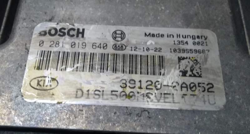 Ecu centralita kia sportage 1.7 crdi 0281019640 39120-2a052