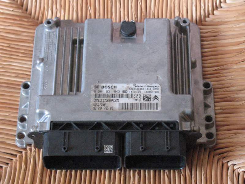 ECU Citroen HDI C4 Cactus 0281031043 9809478580 EDC17C60