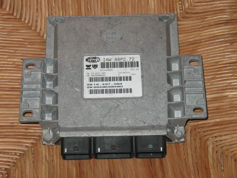 Ecu centralina citroen c2 c3 iaw 48p2.72 iaw48p2.72 9645989480 HW16623004