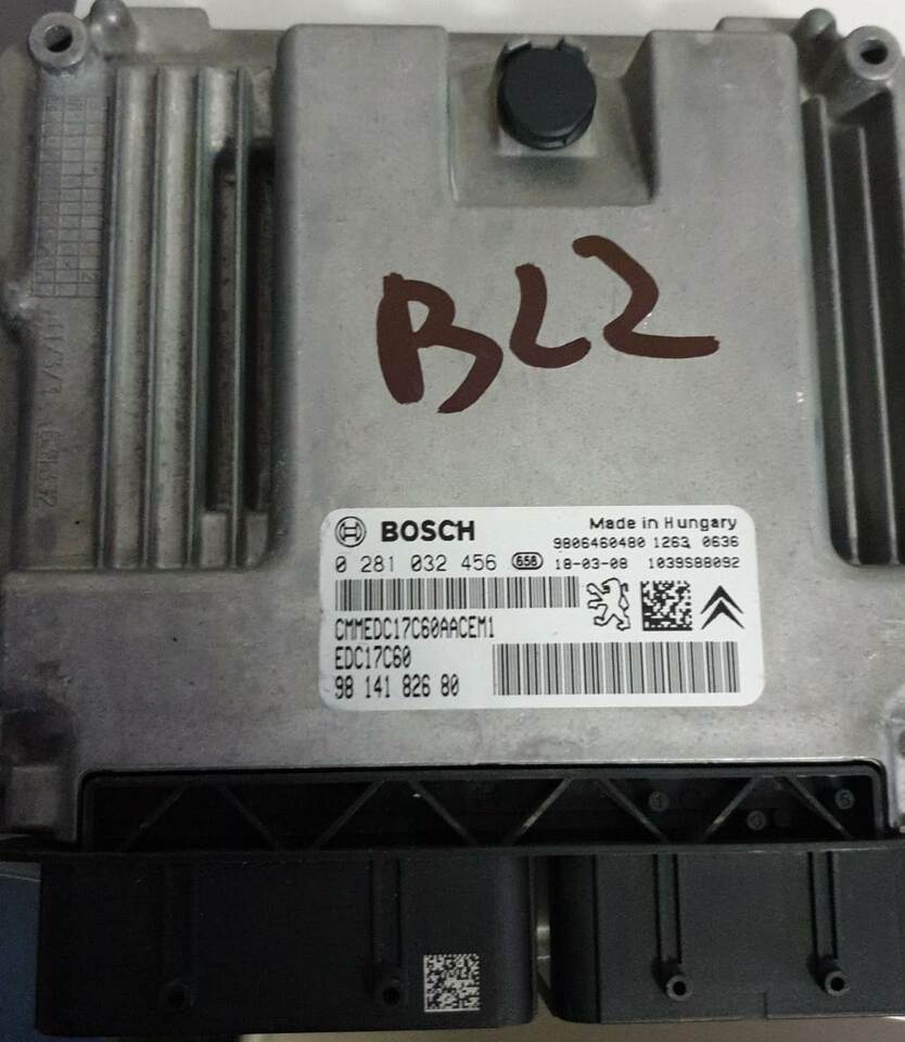 ECU PEUGEOT Partner 3° Ser 1.6 BH01 BOSCH 0281032456 9814182680 EDC17C60