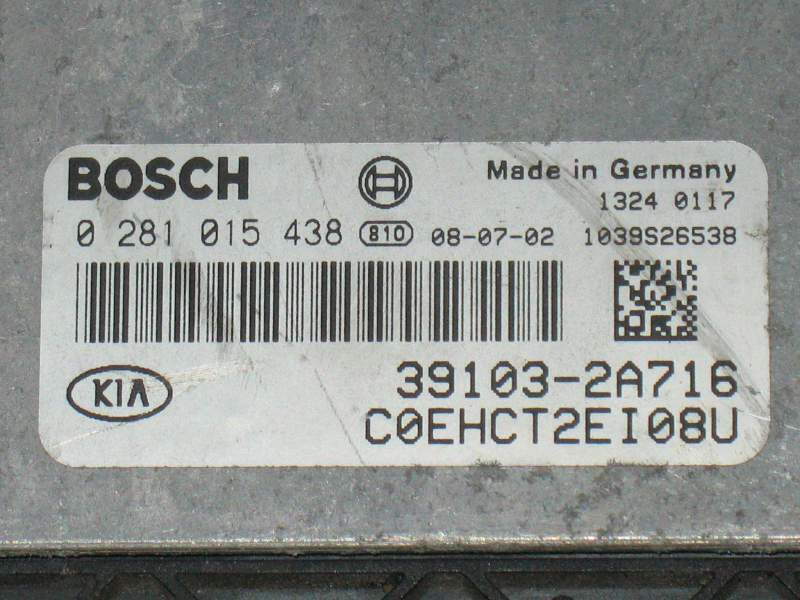 ECU KIA CEED 1.6 CRDI BOSCH 0281015438 39103-2A71