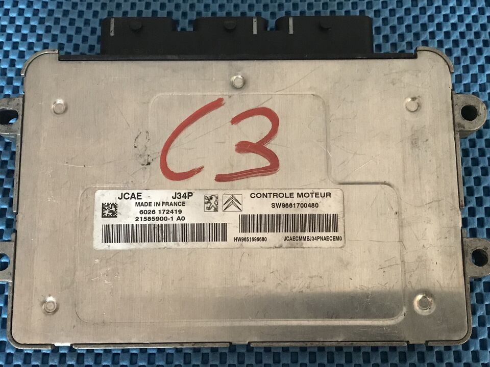 ECU PEUGEOT CITROEN 1.4 VALEO J34P SW9661700480 SW 9661700480