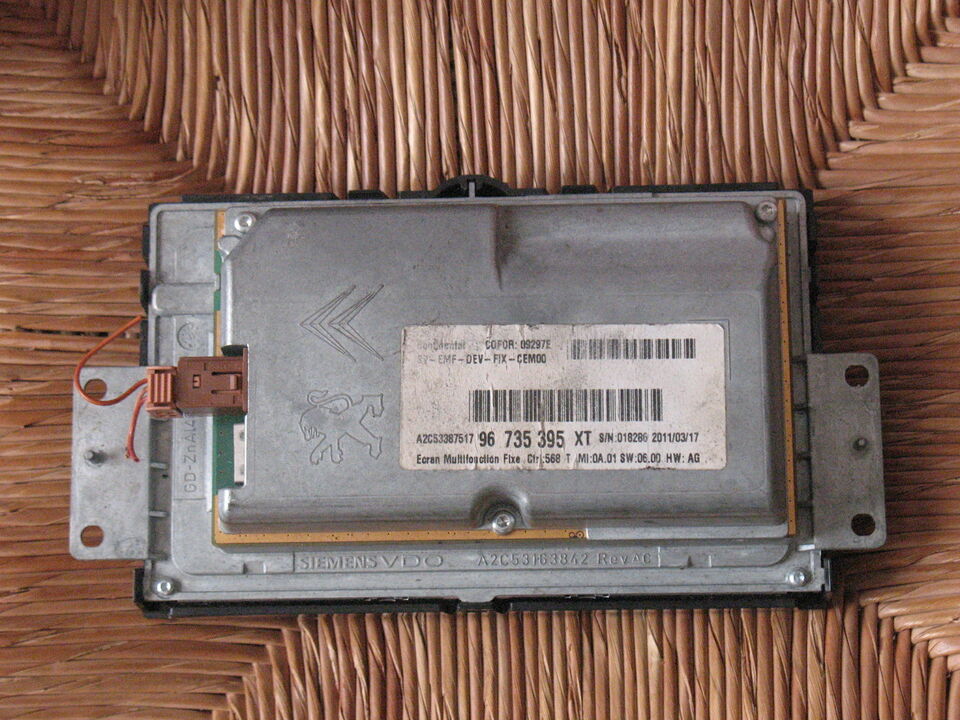 PEUGEOT 207 407 SCHERMO MULTIFUNZIONE GPS A2C53387517 96735395XT