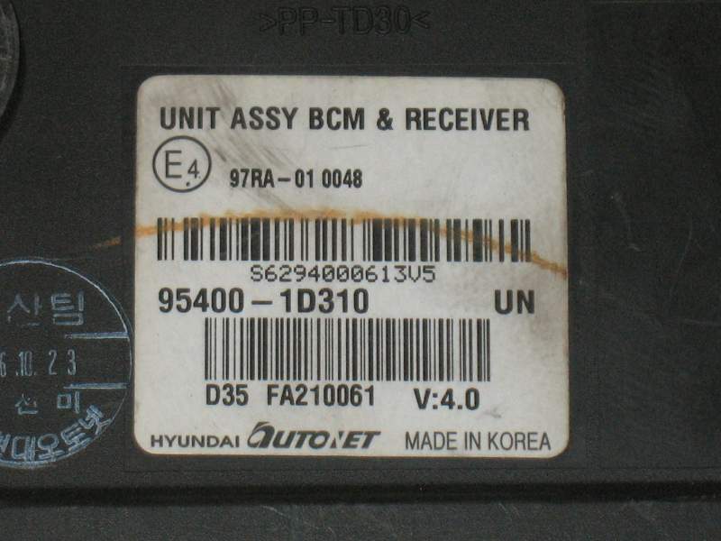 Centralina receiver kia carens originale 95400-1d310 954001d310