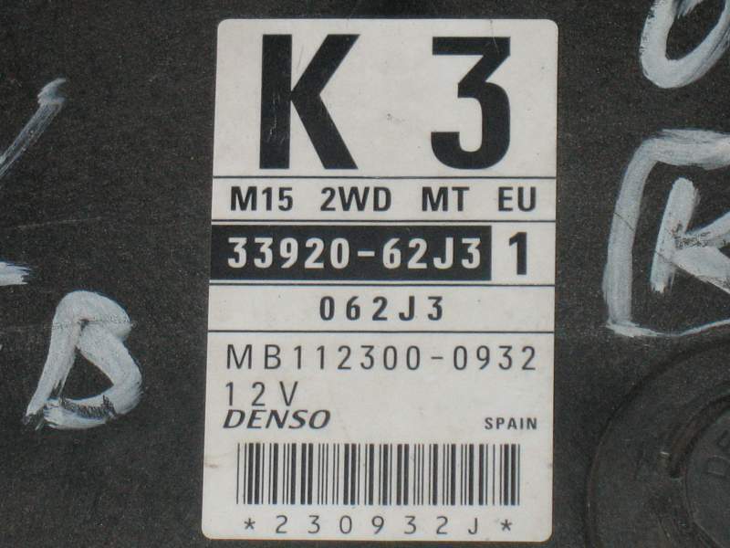 2006 SUZUKI SWIFT VVTS GLX. M15A / 33920-62J31 K3