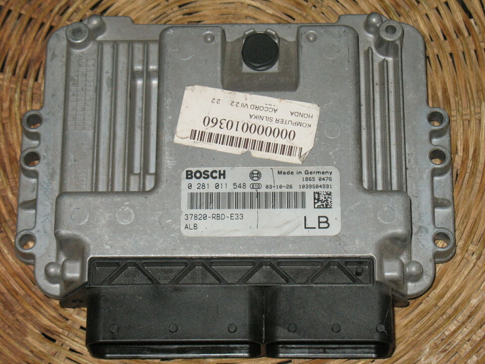 ECU HONDA ACCORD 2.2 CDTI EDC16C7 5.1 0281011548 37820-RBD-E33