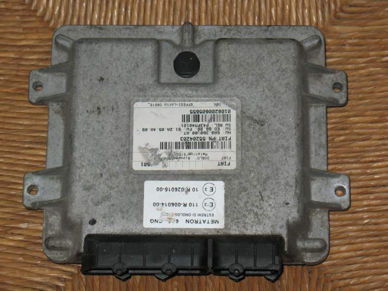 Ecu fiat doblo bipower metatron 55204203 rel:p43fm40101