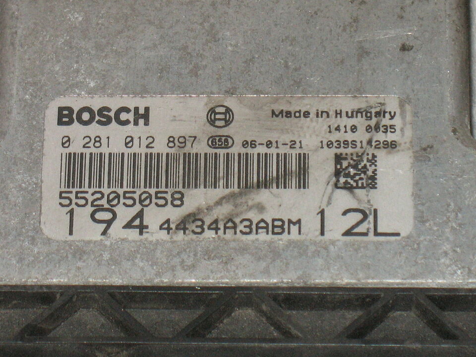 BOSCH 0281012897 55205058 EDC 16C39-5.WA FIAT CROMA 1.9 JTD