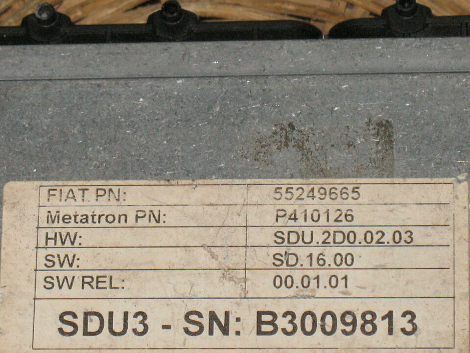 ECU LANCIA DELTA METATRON P410126 55249665 B3009813 SDU3