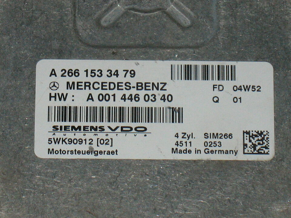 ECU MERCEDES A2661533479 5WK9091202 A0014460340 SIM226