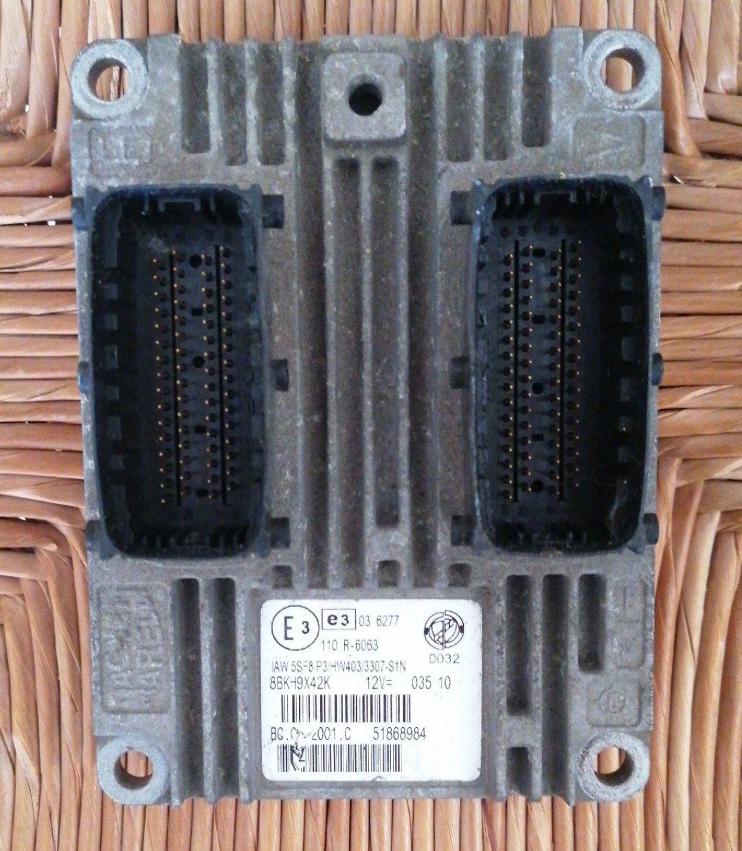 ECU QUBO FIAT 500  IAW 5SF8.P3 HW403 51868984 metano