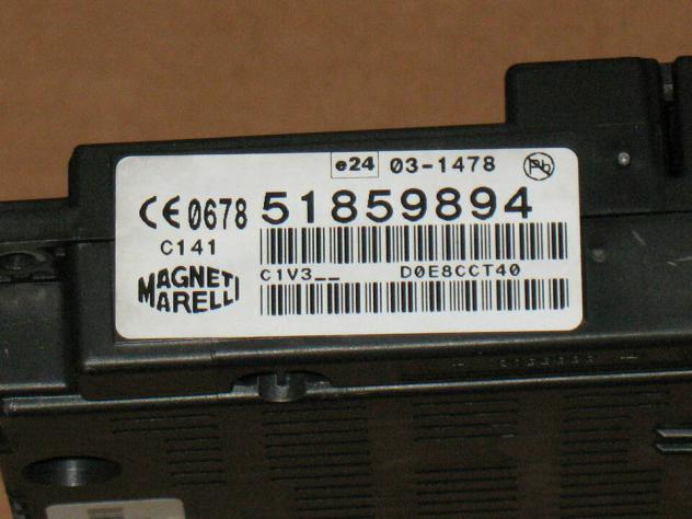 BLUE & ME FIAT 500 PUNTO EVO 1.4 51882404 DZ47KA670 DZ4DVFD70